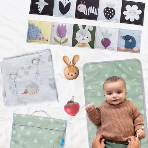 Taf Toys Newborn Baby Kit - 7-Piece Essential Set for Newborns | Perfect for Nursery, Playtime & Travel | Soft, Safe & Stimulating Toys for Infants 0-6 Months