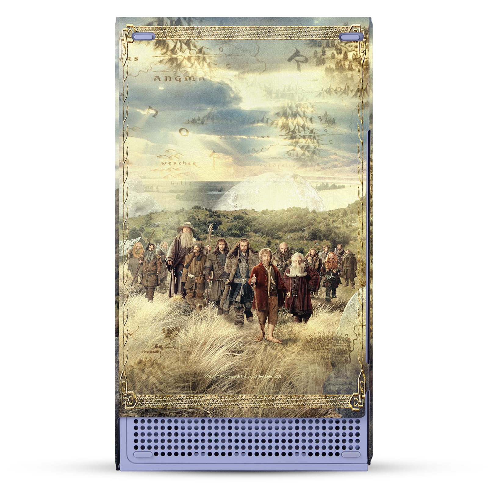 Head Case Designs Licenza Ufficiale The Hobbit An Unexpected Journey Poster Arte Chiave Console Da Gioco Wrap per Xbox Series S - Adesivo Decorativo per Gamers e Appassionati del Film
