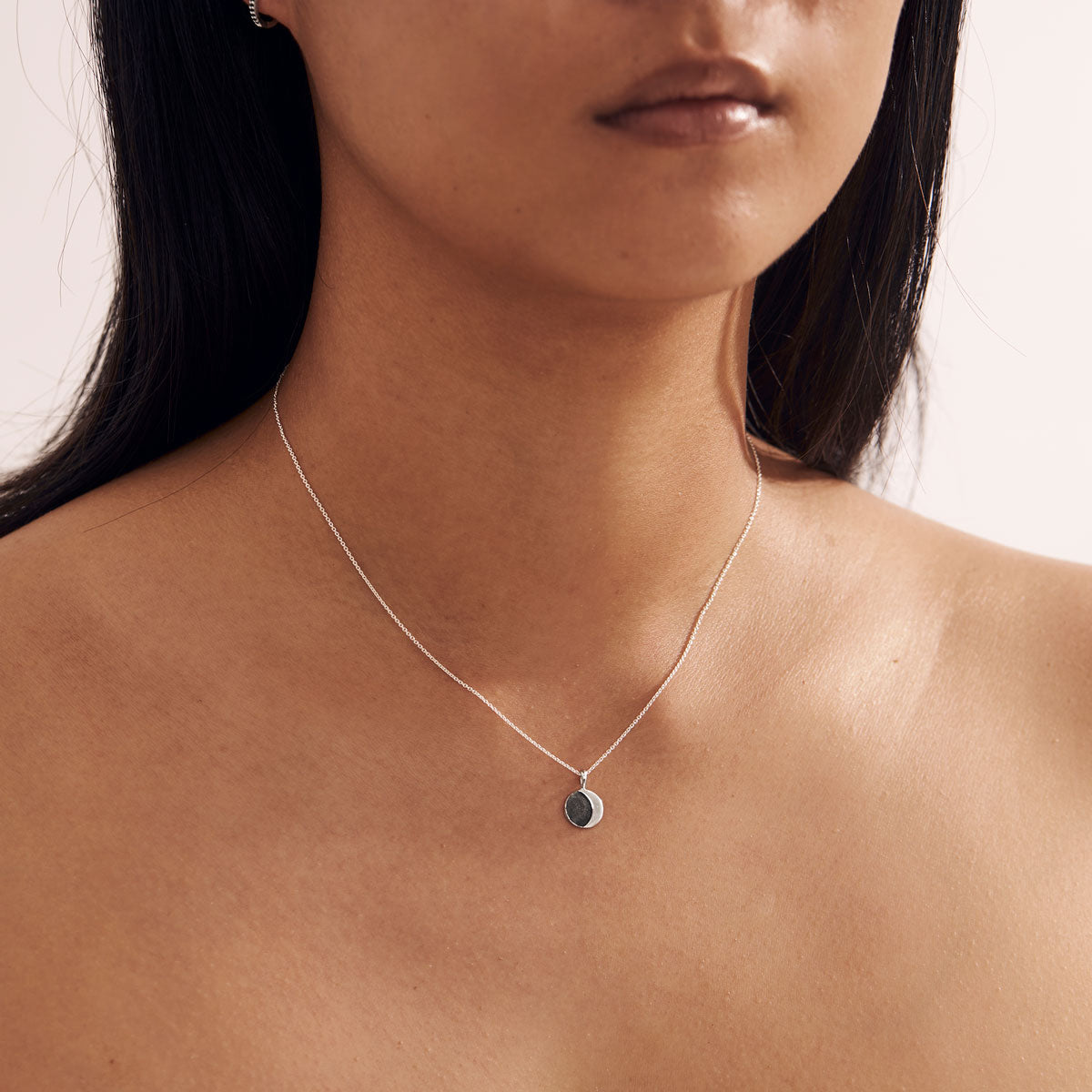 Celestial Midnight Necklace - Elegant Moon and Star Pendant Jewelry for Women - Perfect for Evening Parties, Date Nights & Special Occasions