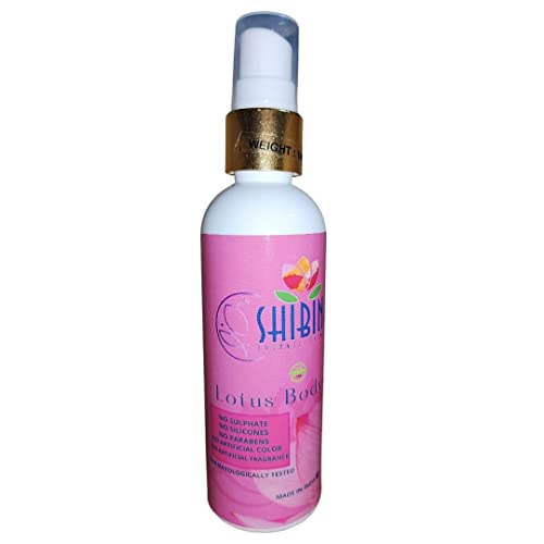 Shibina Organics Lotus Body Wash for Acne-Prone Skin - Gentle Cleanser to Prevent Breakouts & Deep Cleanse - Perfect for Daily Shower & Post-Workout Use