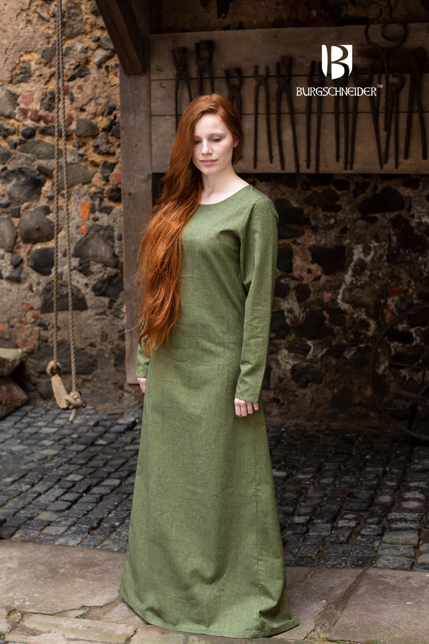 Freya Linden Green Slip Dress - Elegant & Comfortable Underdress for Women | Perfect for Layering, Formal Events & Everyday Wear