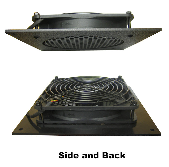 CG CabCool 1401 Single 140mm Cabinet Cooling Fan Kit with Thermal Control - Perfect for Home Theaters, PC Cases & Server Racks