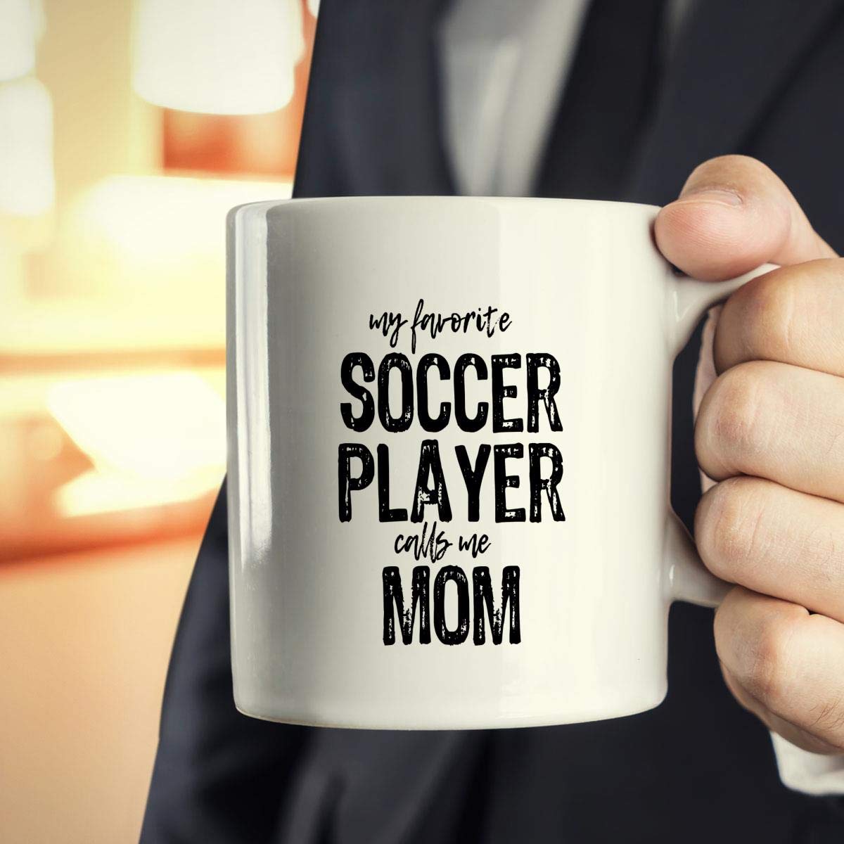 11Oz Soccer Mom Squad Coffee Mug - Unique Mother's Day Gift for Women, Grandma, Wife - Perfect for Coffee, Tea & Gifts (Ideal for Soccer Moms & Team Moms)