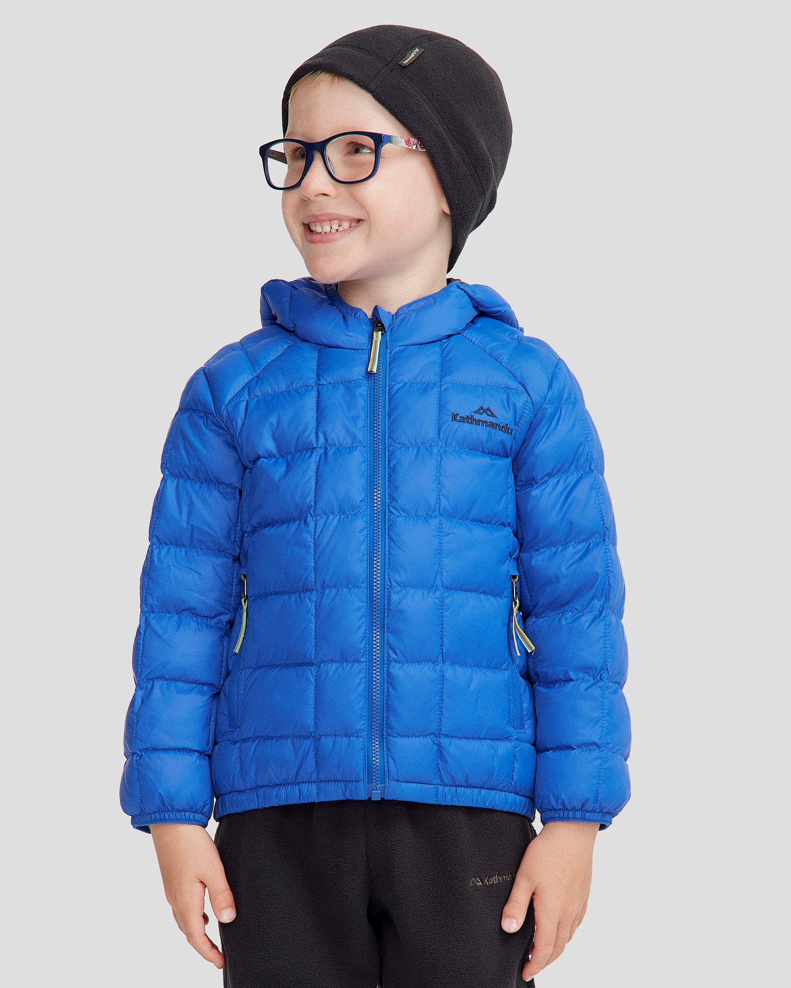 Kids' Helicopter Print Insulated Hooded Jacket - Warm Winter Coat for Boys & Girls, Peak Blue - Perfect for Outdoor Play, School & Cold Weather Activities