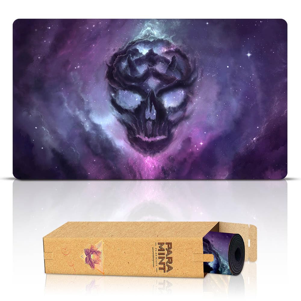 Swamp Ethereal Mana Stitched MTG Playmat - Magic The Gathering Compatible Gaming Mat for MTG, YuGiOh & TCG - Premium Original Art Playmat Accessories - Perfect for Tournaments, Game Nights & Collectors