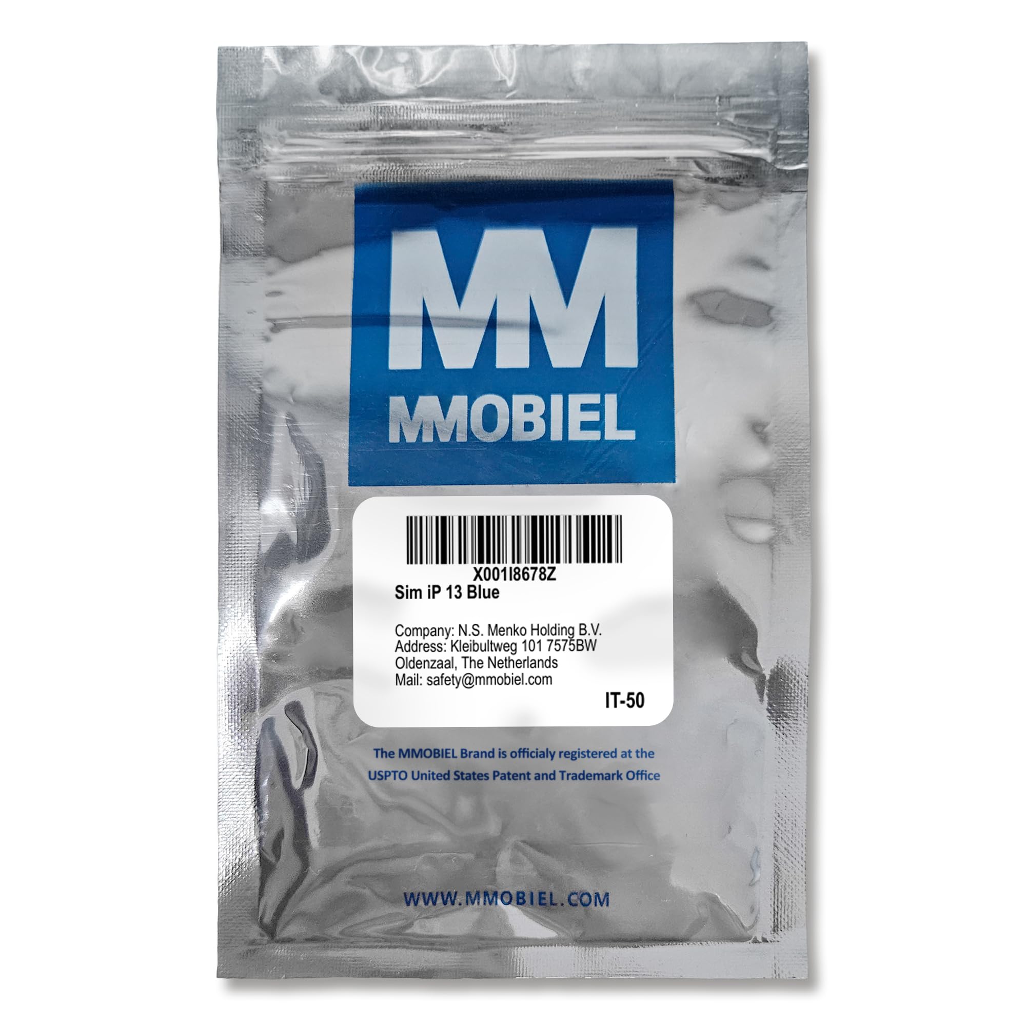 MMOBIEL SIM Card Tray Replacement for iPhone 13 - Premium SIM Slot Holder with Removal Tool & Waterproof Seal - Blue | Perfect for Travel, Business & Everyday Use