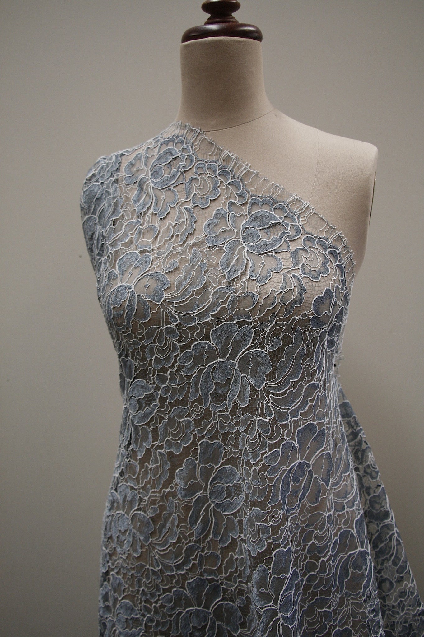 Claudette Elegant Corded Lace Trim - Perfect for Wedding Dresses, Evening Gowns & Special Occasion Attire