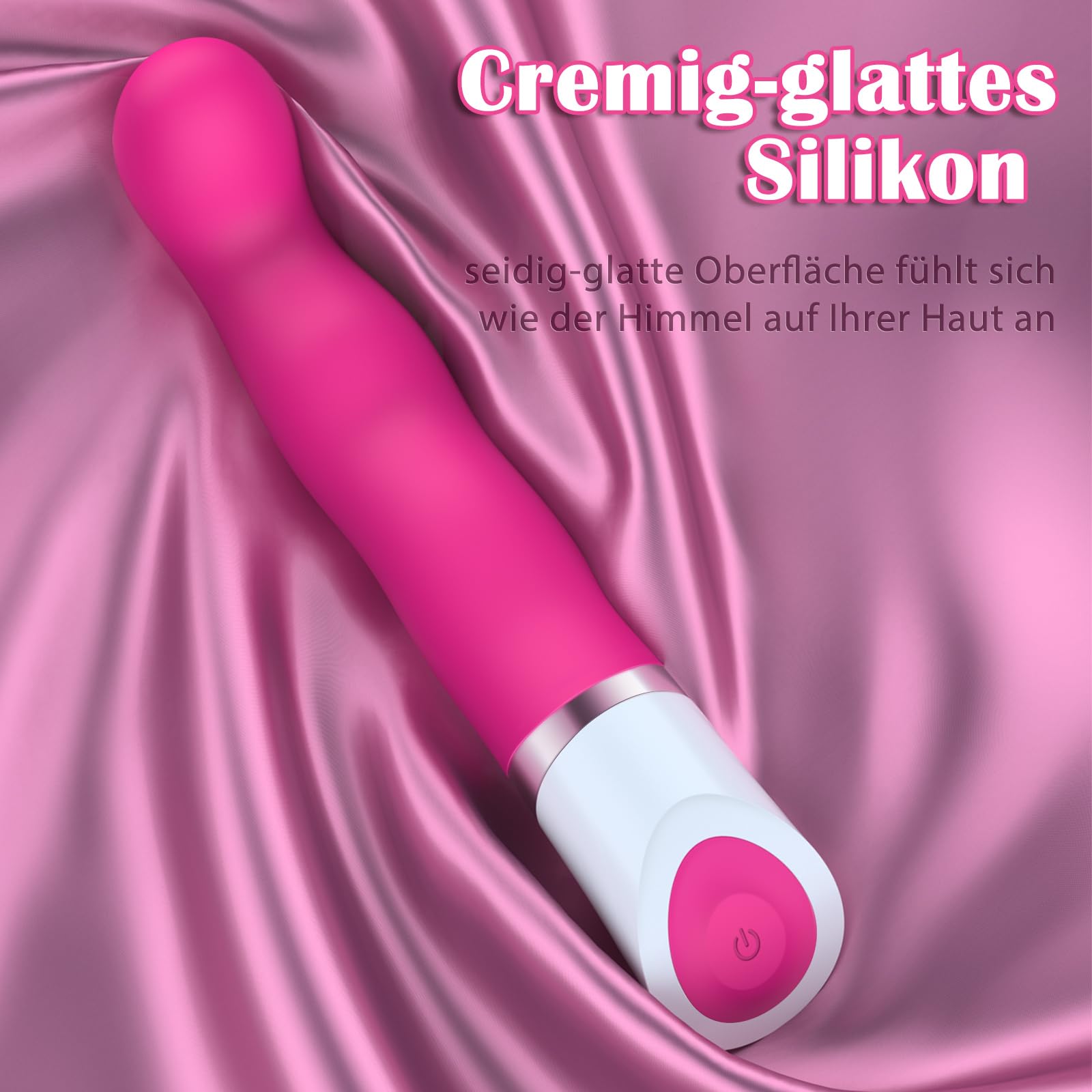 Curved G-Spot Vibrator for Women - 10 Vibration Modes, Waterproof Clitoral & Anal Stimulator, Rose Pink | ORSLUM Adult Sex Toy for Solo Play & Couples Intimacy