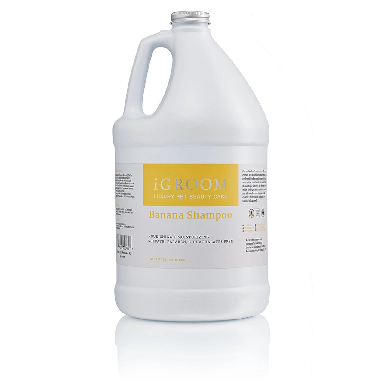 Natural Banana Pet Shampoo for Dogs & Cats - Hypoallergenic, Moisturizing & Deodorizing - Perfect for Bath Time & Grooming at Home