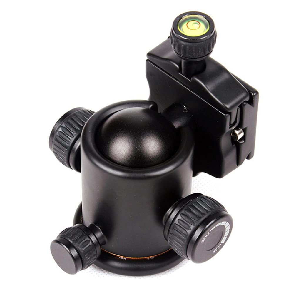Low Profile Panoramic Rotatable Tripod Ball Head - Wear-Resistant & Corrosion-Resistant Camera Mount for Smooth 360° Shooting | Perfect for Travel, Landscape & Time-Lapse Photography