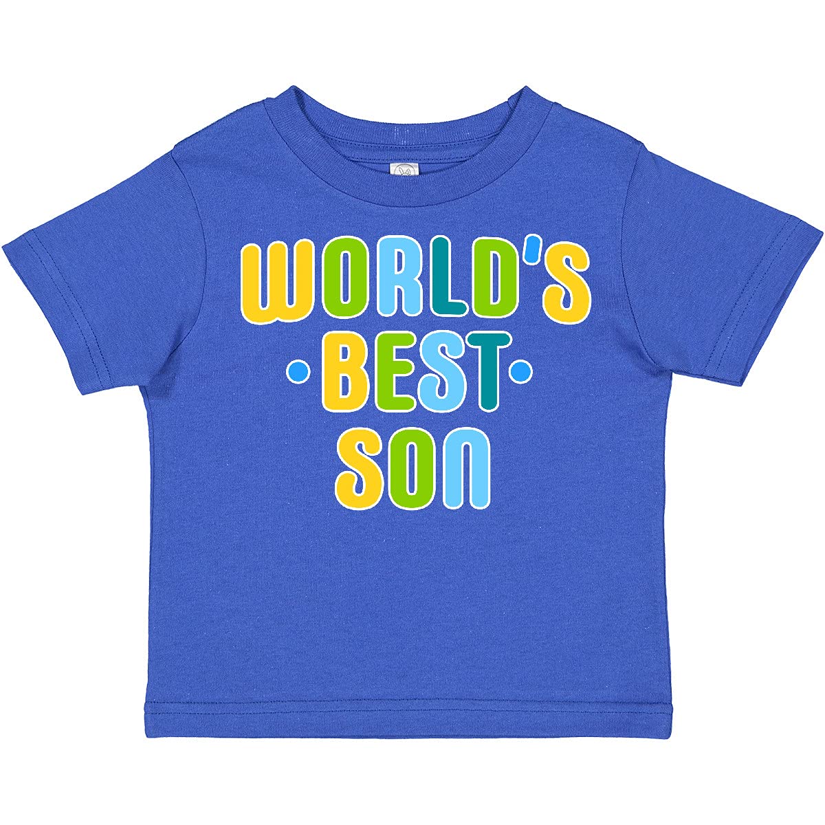 Inktastic World's Best Son Toddler T-Shirt - Cute Graphic Tee for Baby Boys - Perfect for Birthdays, Holidays & Family Photos