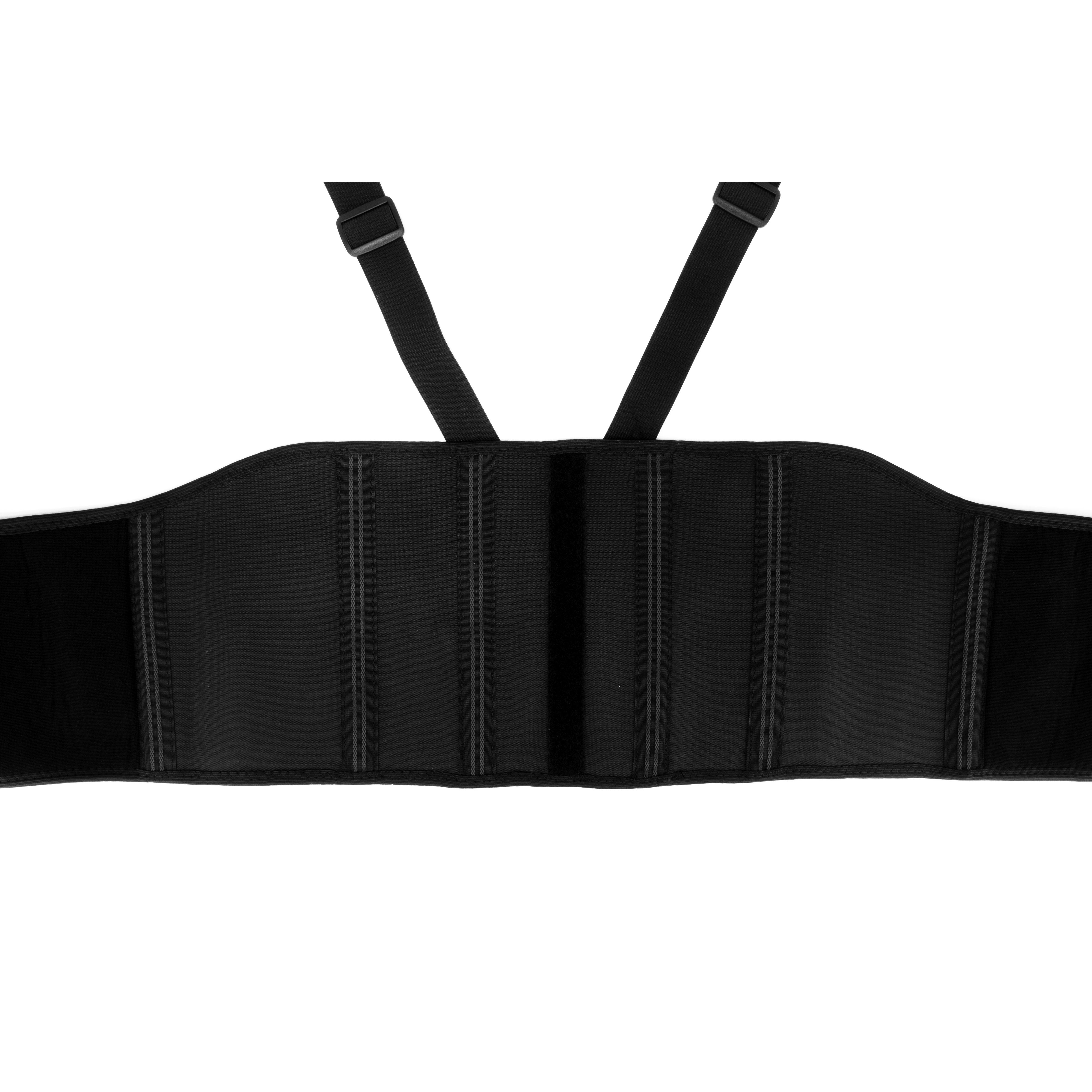 AL Gard Deluxe Heavy Duty Back Support Belt with Removable Lumbar Cushion - Adjustable Waist Brace for Pain Relief, Posture Correction & Work Safety - Ideal for Construction, Warehouse, Driving & Weightlifting