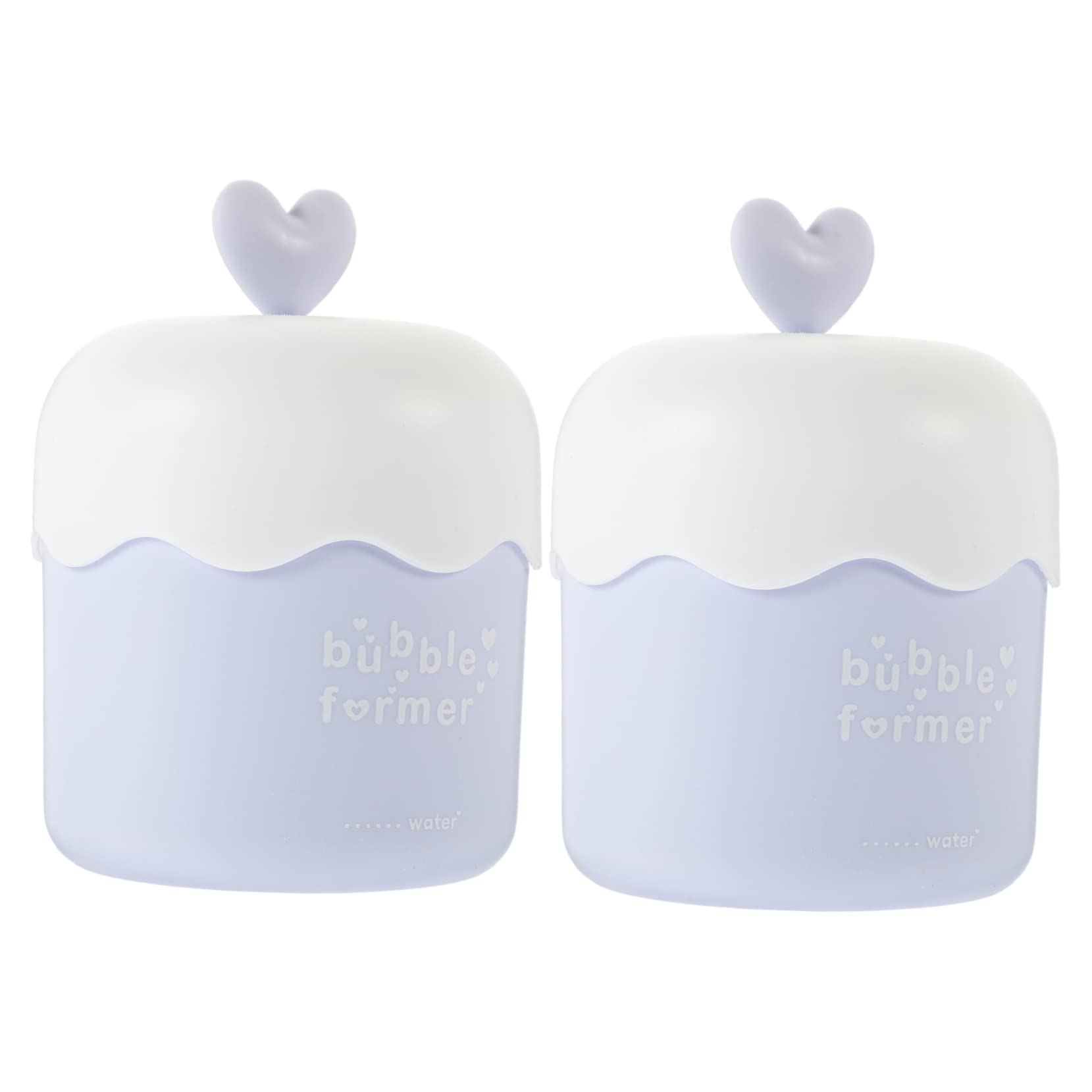 Minkissy 4-Pack Portable Bubble Foam Maker Machine - Marshmallow Cream Face Wash & Cleanser for Kids, Spa, Bath Time Fun - Bubble Whip Maker for Parties & Skincare
