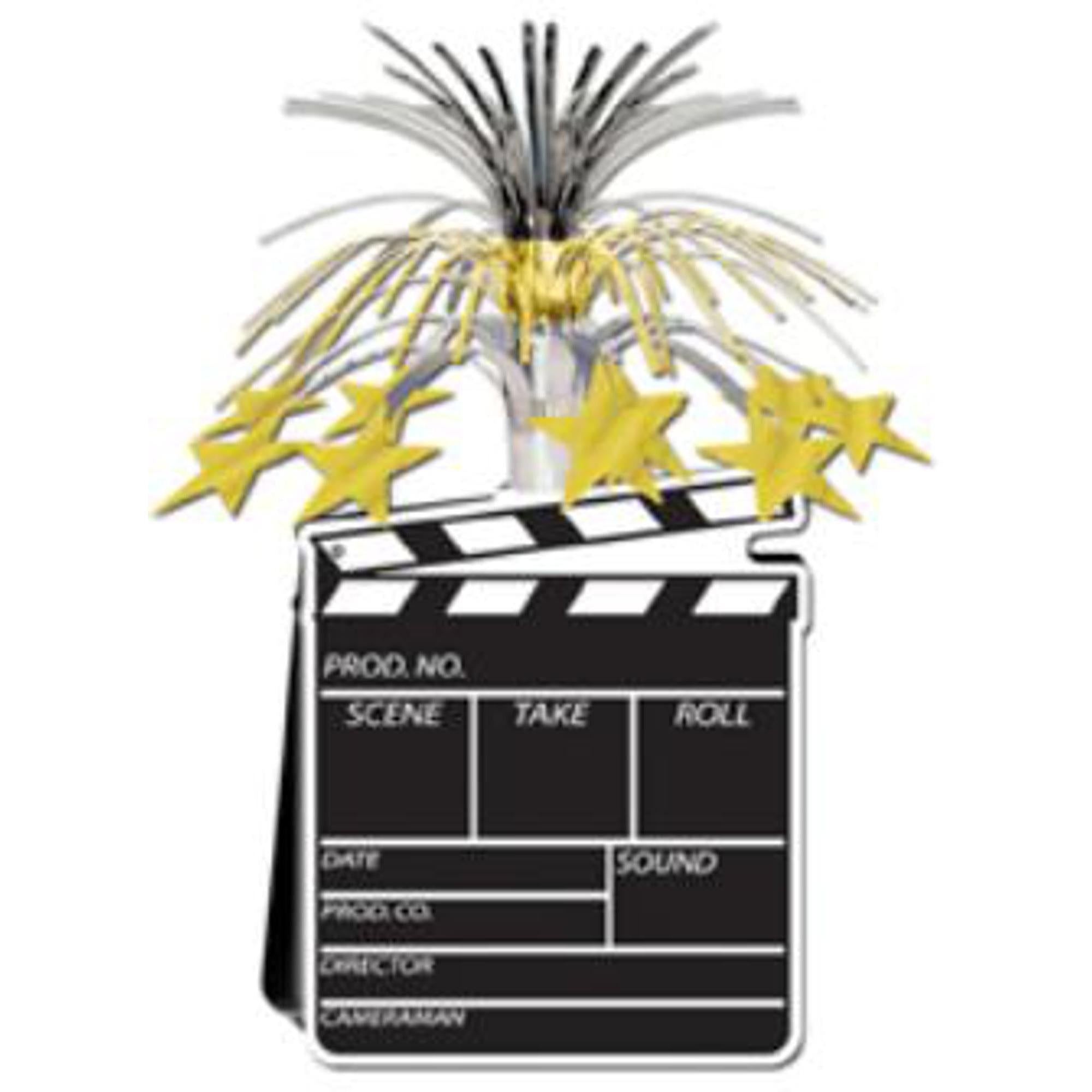 Professional Movie Clapboard Film Slate with Dry Erase Surface - Perfect for Film Sets, Student Projects & DIY Filmmaking (1 Pack) - Great for Directors, Actors & Video Production Enthusiasts