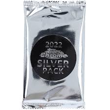2022 Topps Chrome Baseball Silver Pack - Premium Baseball Trading Cards for Collectors | Perfect for Sports Memorabilia, Gifts & Trading Card Games