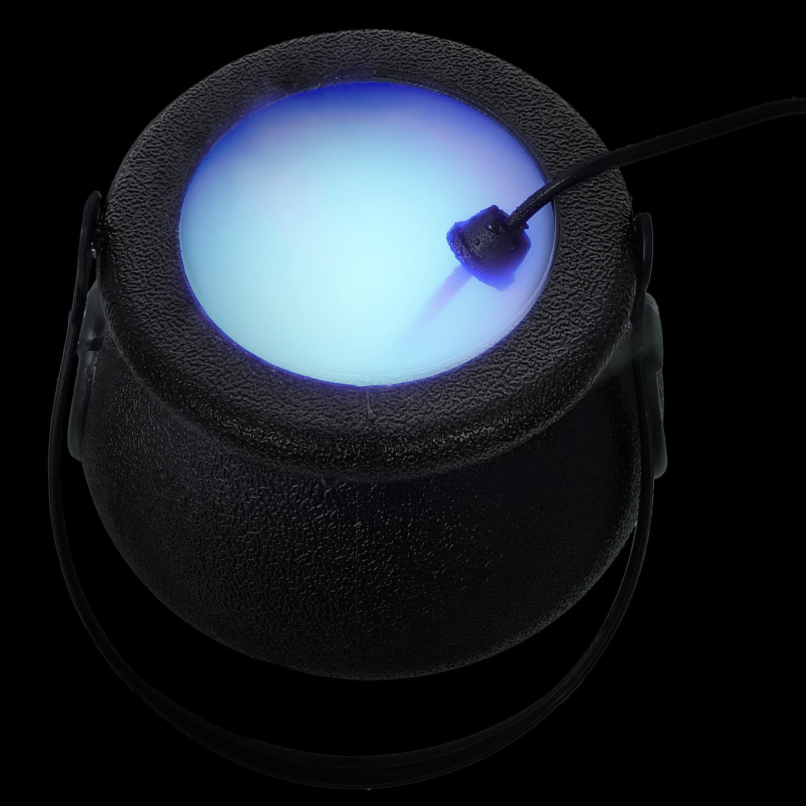 Halloween LED Witch Kettle Fog Maker with Atomized Ambient Light - Spooky Decor for Halloween Party, Haunted House & Themed Events