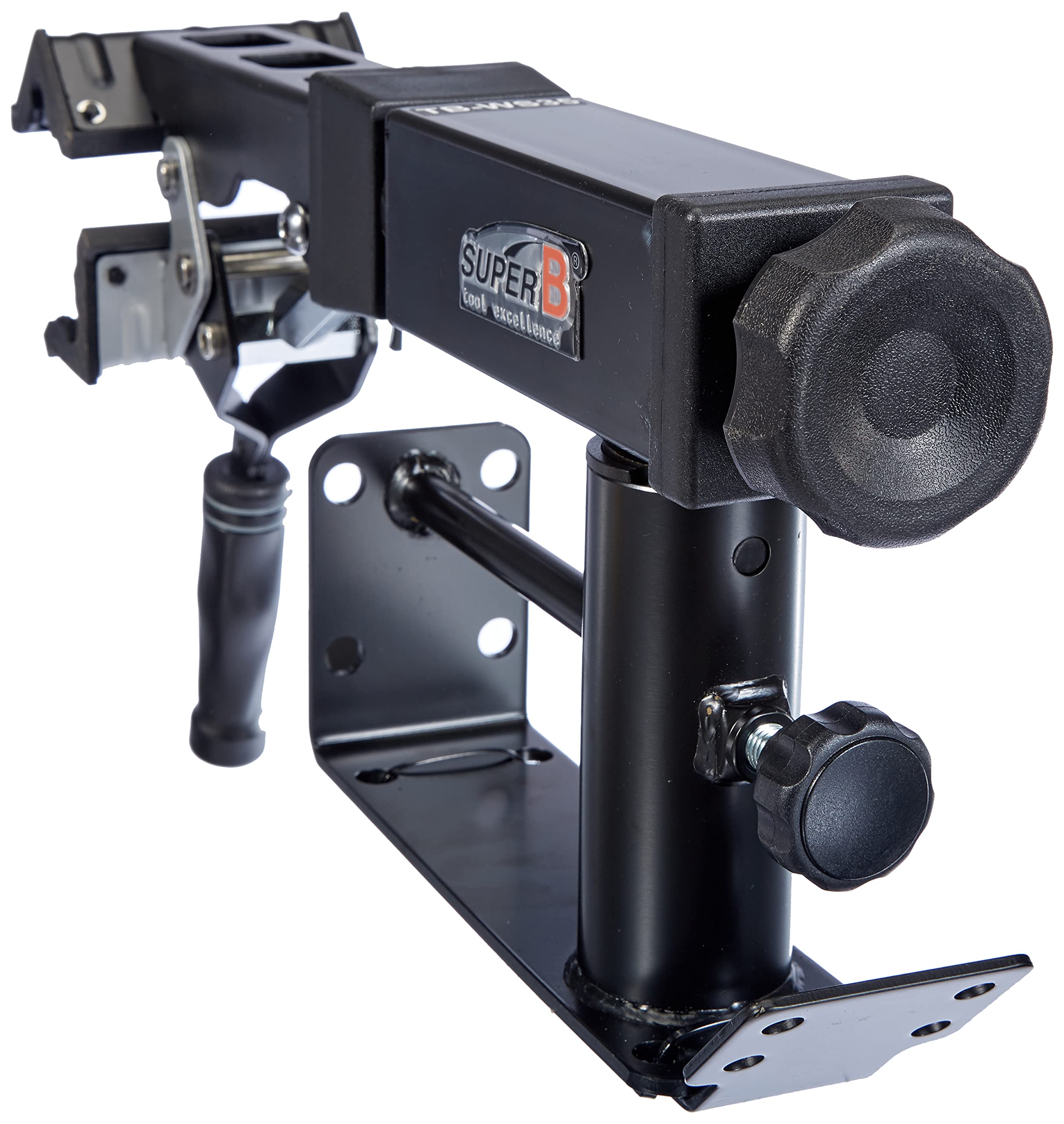 2-in-1 Wall Mount & Bench Mount Bike Repair Stand - Perfect for Home Garage, Workshop, and Outdoor Bicycle Maintenance