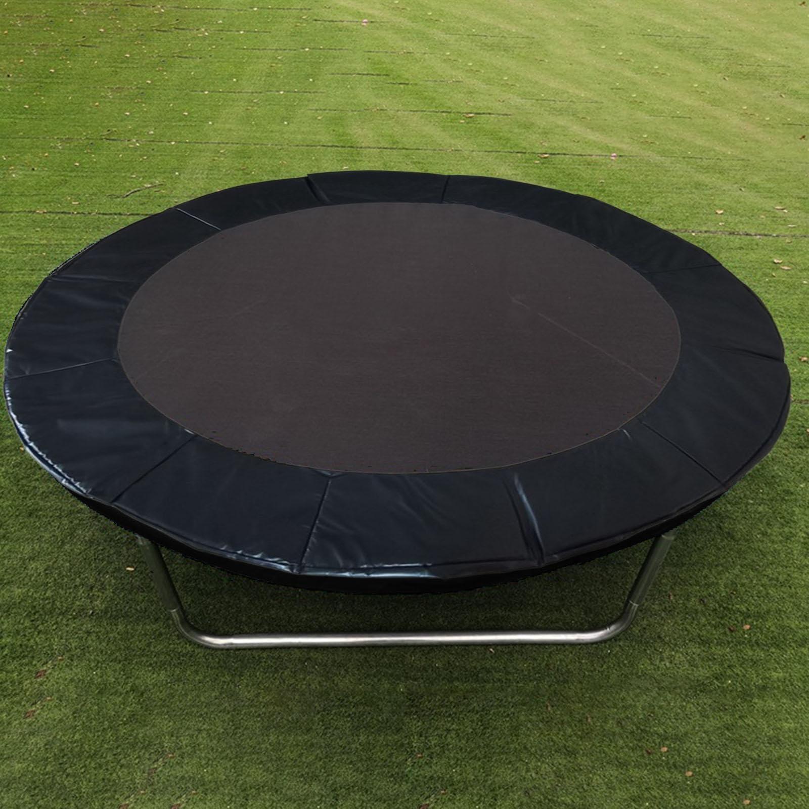 Premium Trampoline Spring Cover - Heavy Duty Edge Protection Pad for Standard Trampolines | Thick Black Safety Padding | Perfect for Backyard, Park & Gym Use