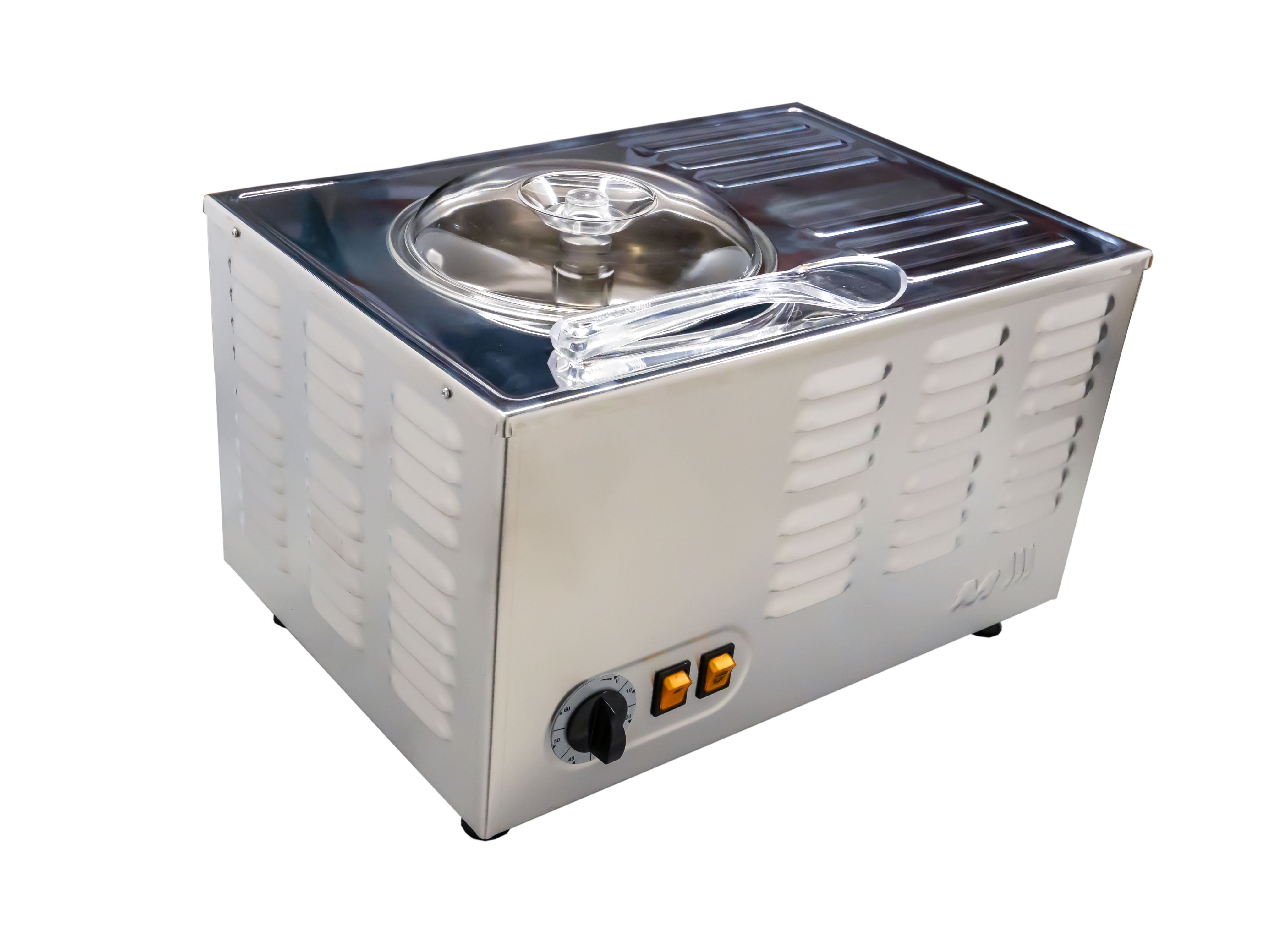 Musso Stella 3 Liter Countertop Ice Cream Maker Machine - 110V for Home, Restaurant & Dessert Shop - Perfect for Gelato, Sorbet & Frozen Yogurt