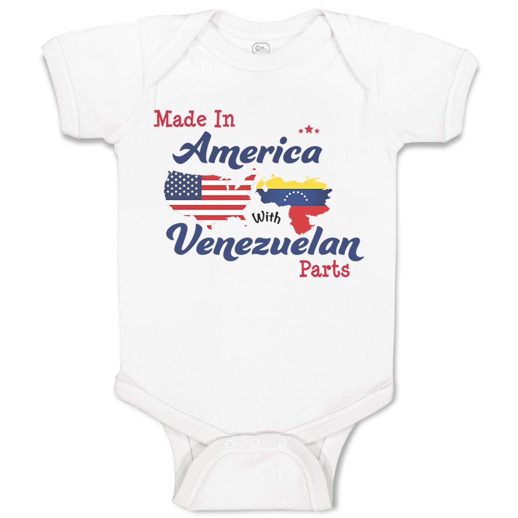 American Baby Bodysuit 0-24M | Cotton Funny White Design for Boys & Girls | Playtime & Nursery