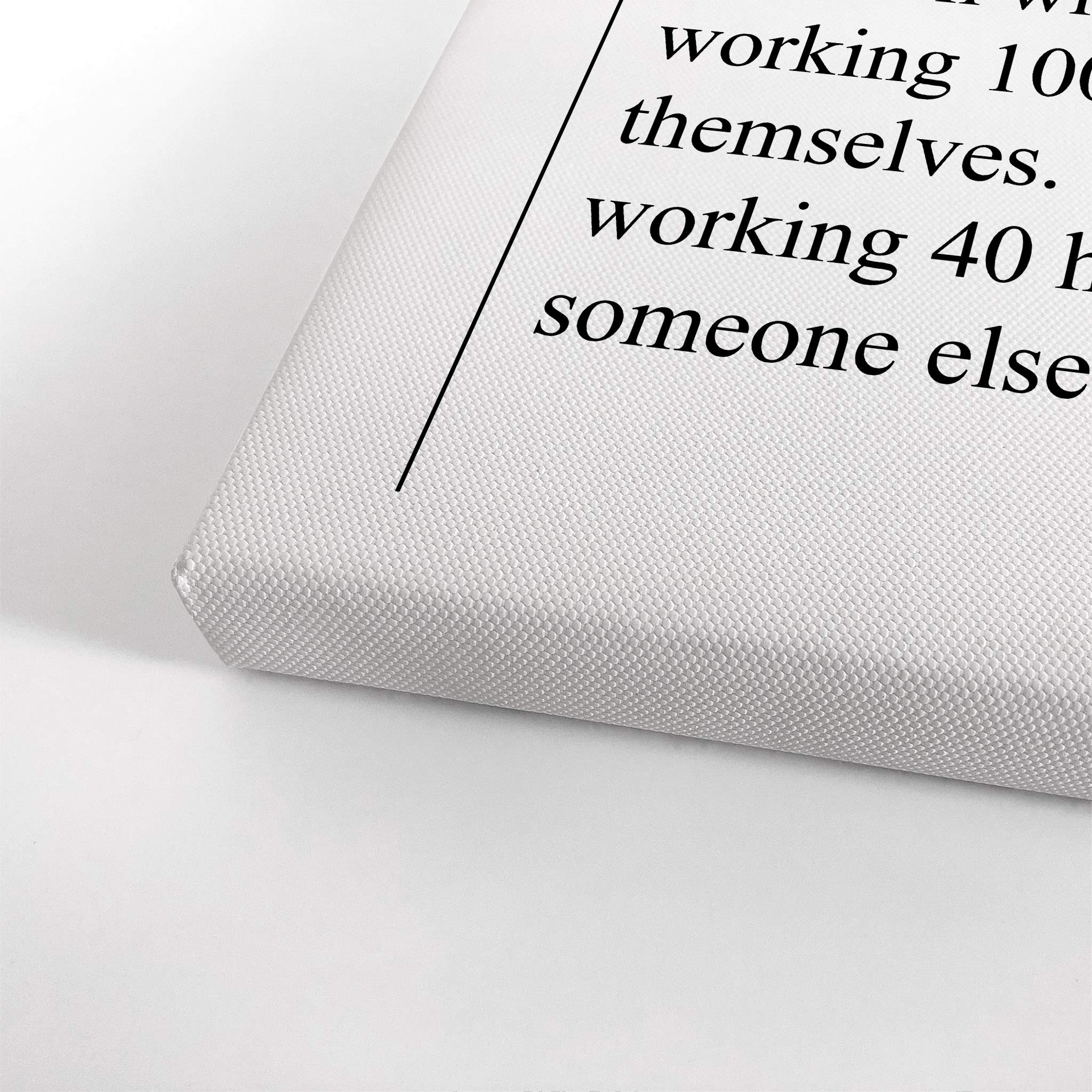 Entrepreneur Definition Motivational Canvas Wall Art - Black & White Dictionary Print Inspirational Office Decor for Living Room, Home & Gifts (40x30 Inch, Ready to Hang) | Perfect for Startup Spaces, Home Offices & Motivational Gifts