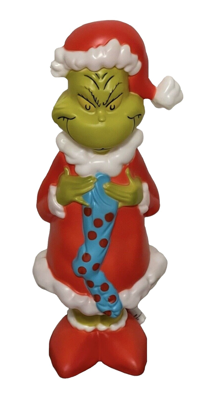 24 Dr. Seuss Grinch Christmas Stocking Blow Mold Decorations - Perfect for Holiday Home Decor, Xmas Tree Ornaments & Festive Party Supplies