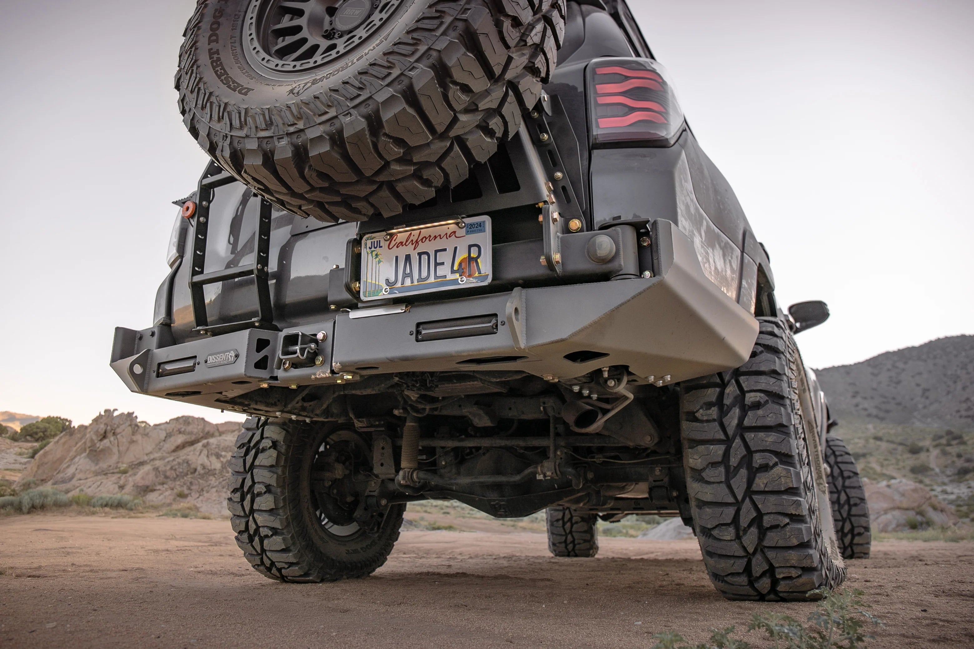 Dissent Off Road Modular Rear Bumper for 2010-2024 Toyota 4Runner | Heavy Duty Steel Bumper with Tire Carrier | Perfect for Off-Roading & Overlanding Adventures