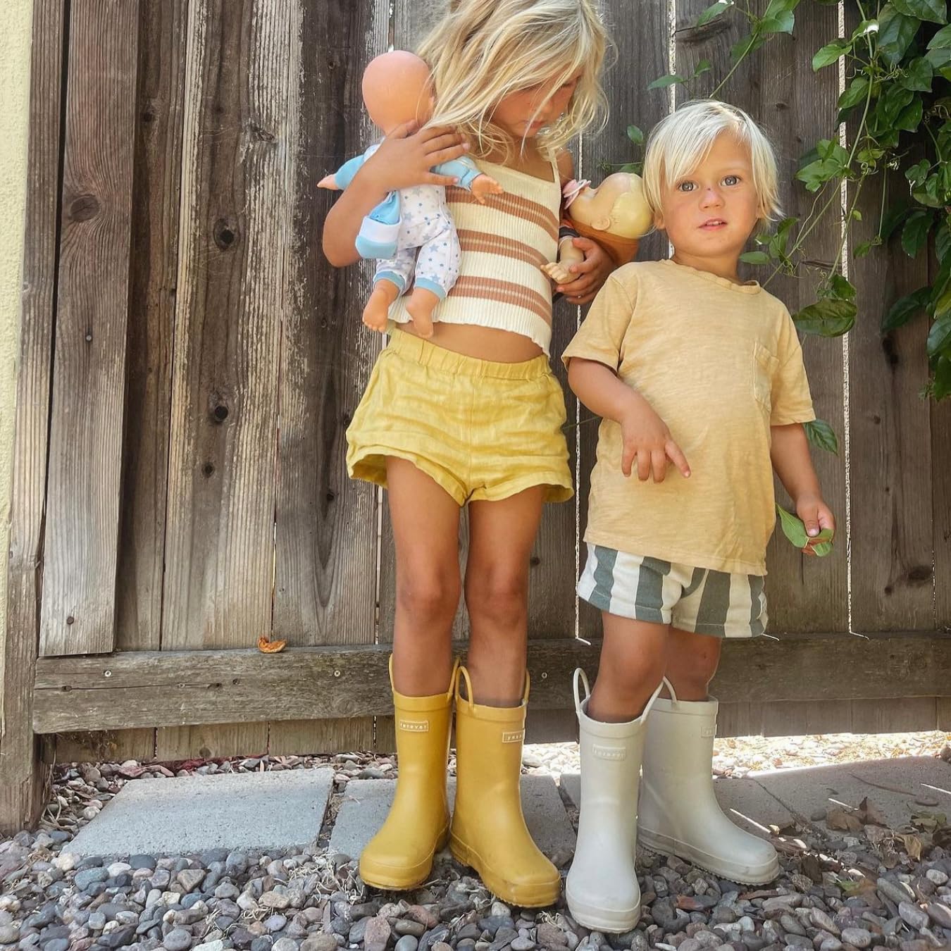 Puddle Buddies Toddler & Kids Rain Boots for Boys & Girls - Waterproof Mud Boots for Outdoor Play, Puddle Jumping, and Gardening | Durable & Comfortable Kids' Rain Shoes