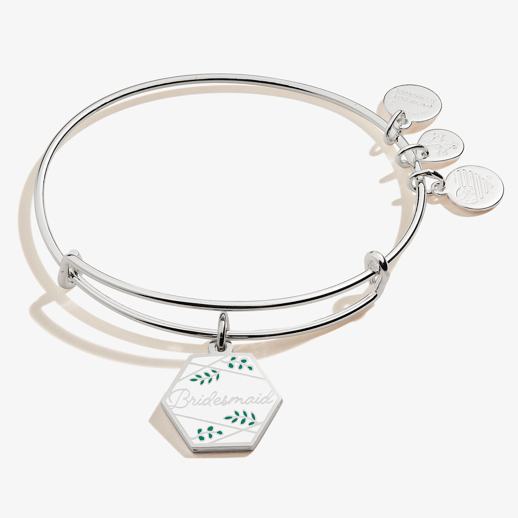 Elegant Bridesmaid Charm Bangle Bracelet - Perfect for Weddings, Bridal Showers & Special Occasions