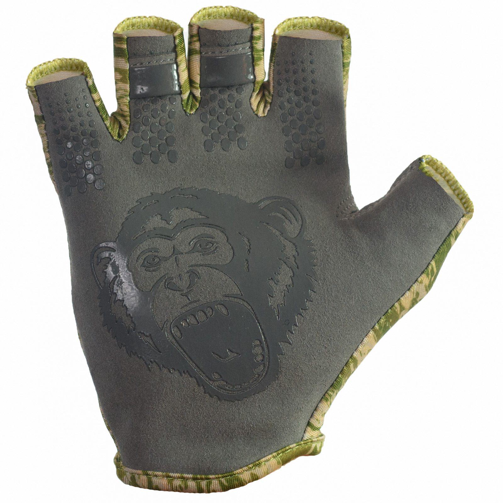 Fish Monkey FM18 Stubby Guide Glove - Durable Fishing Gloves for Cold Weather, Non-Slip Grip, Touchscreen Compatible - Perfect for Ice Fishing, Kayak Fishing, and Outdoor Water Sports