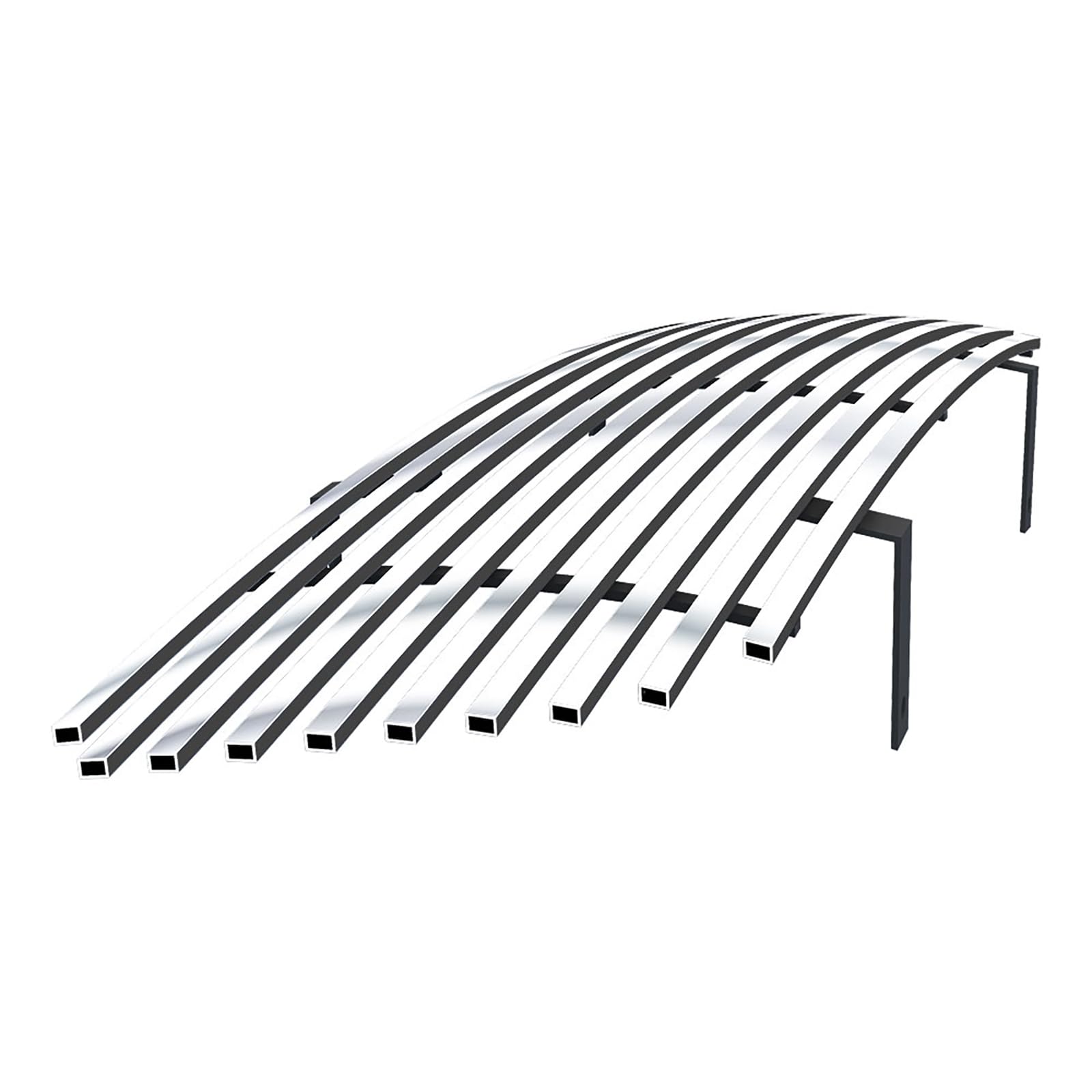 APS Stainless Steel Chrome Billet Front Grille Insert for 1995-2001 Ford Explorer - F85023A - Upgrade Your Truck's Style for Off-Road & Urban Driving