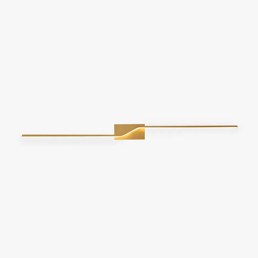 Modern Gold Wall Lights LED - Sleek Contemporary Design for Living Room, Bedroom & Hallway Decor - Energy Efficient LED Lighting for Home & Office