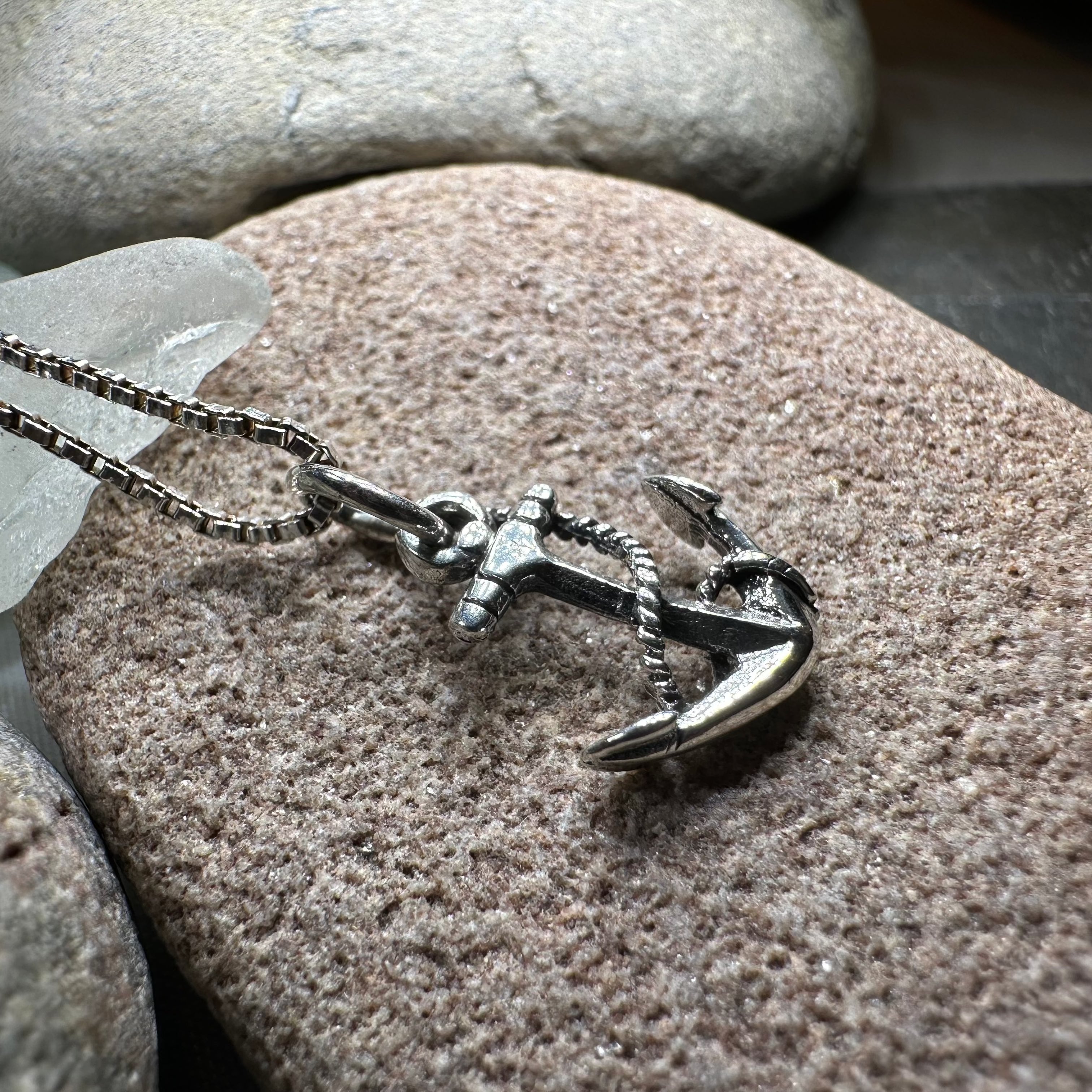 Little Anchor Necklace - Dainty Gold or Silver Boat Anchor Pendant for Women - Perfect for Nautical Lovers, Beach Vacations & Everyday Wear