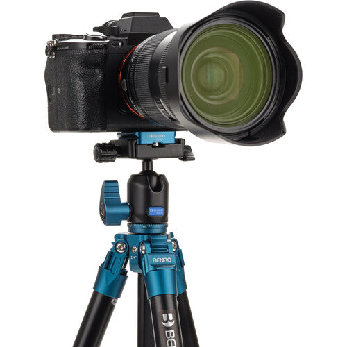 Benro SuperSlim Lightweight Aluminum Tripod with 360° Ball Head - Professional Camera Stand for Travel, Photography & Vlogging
