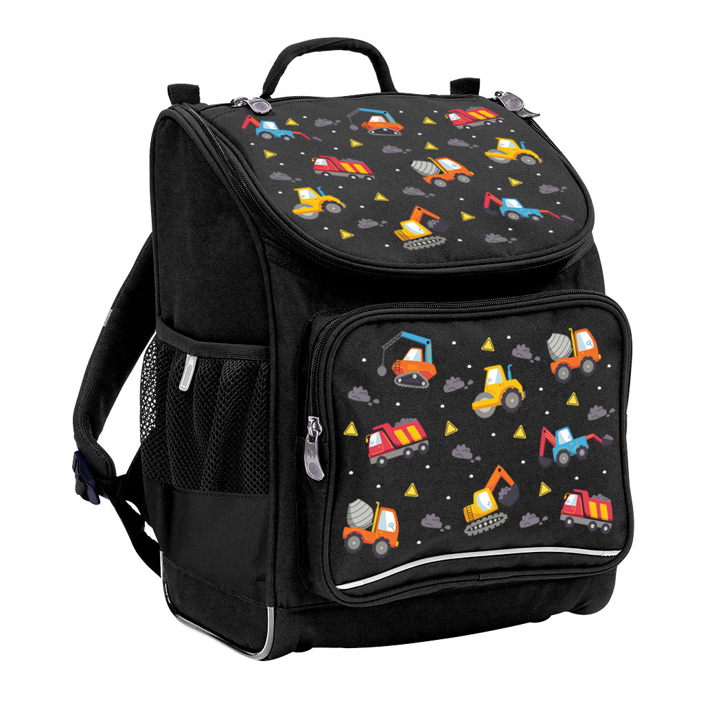 Jumbo Trucks Mighty Backpack - Large Durable School Backpack for Kids & Teens - Perfect for School, Travel & Outdoor Adventures
