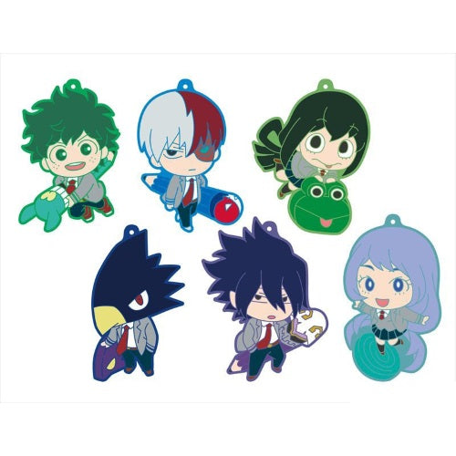 My Hero Academia Anime Pencil & Eraser Keychain - 2 Inch Cute Mascot Vol.01 by Ensky - Perfect for School Supplies, Backpack Decor, and Anime Fan Gifts
