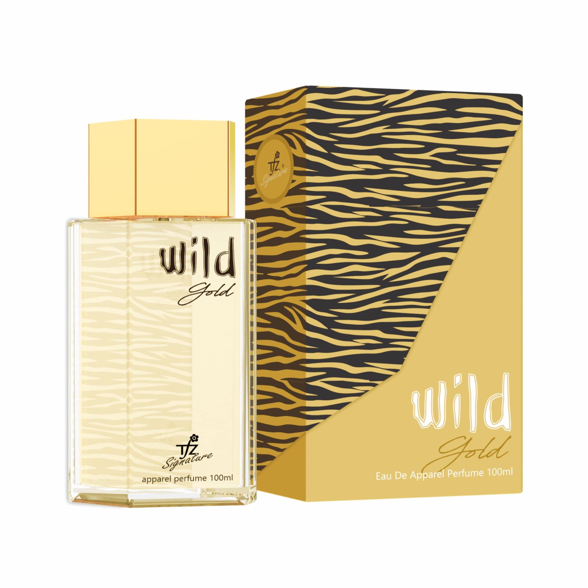 TFZ Wild Gold Perfume Spray for Women & Men - Long Lasting Fragrance for Daily Wear, Date Night & Special Occasions