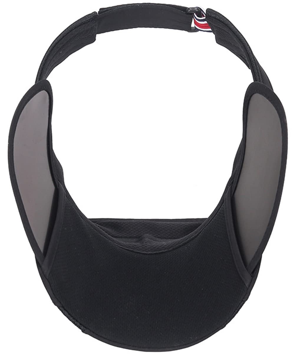 Sun Visor Hat for Women & Men - Adjustable Retractable Brim Sports Cap for Golf, Tennis, Running & Beach - UV Protection with Ponytail Hole - Perfect for Outdoor Activities, Workouts and Summer Vacations