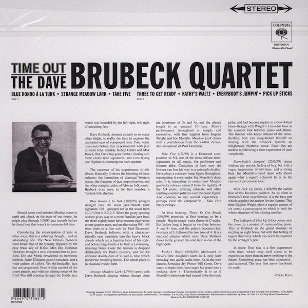 The Dave Brubeck Quartet - Classic Jazz Music for Relaxation, Dinner Parties & Study Sessions