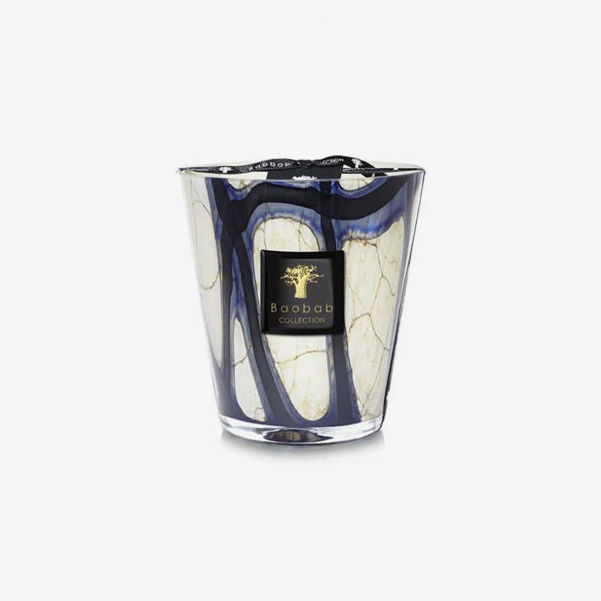 Baobab Collection Lazuli Scented Candle - Premium Handmade Soy Wax Candle with Natural Fragrance for Home, Spa & Meditation Relaxation