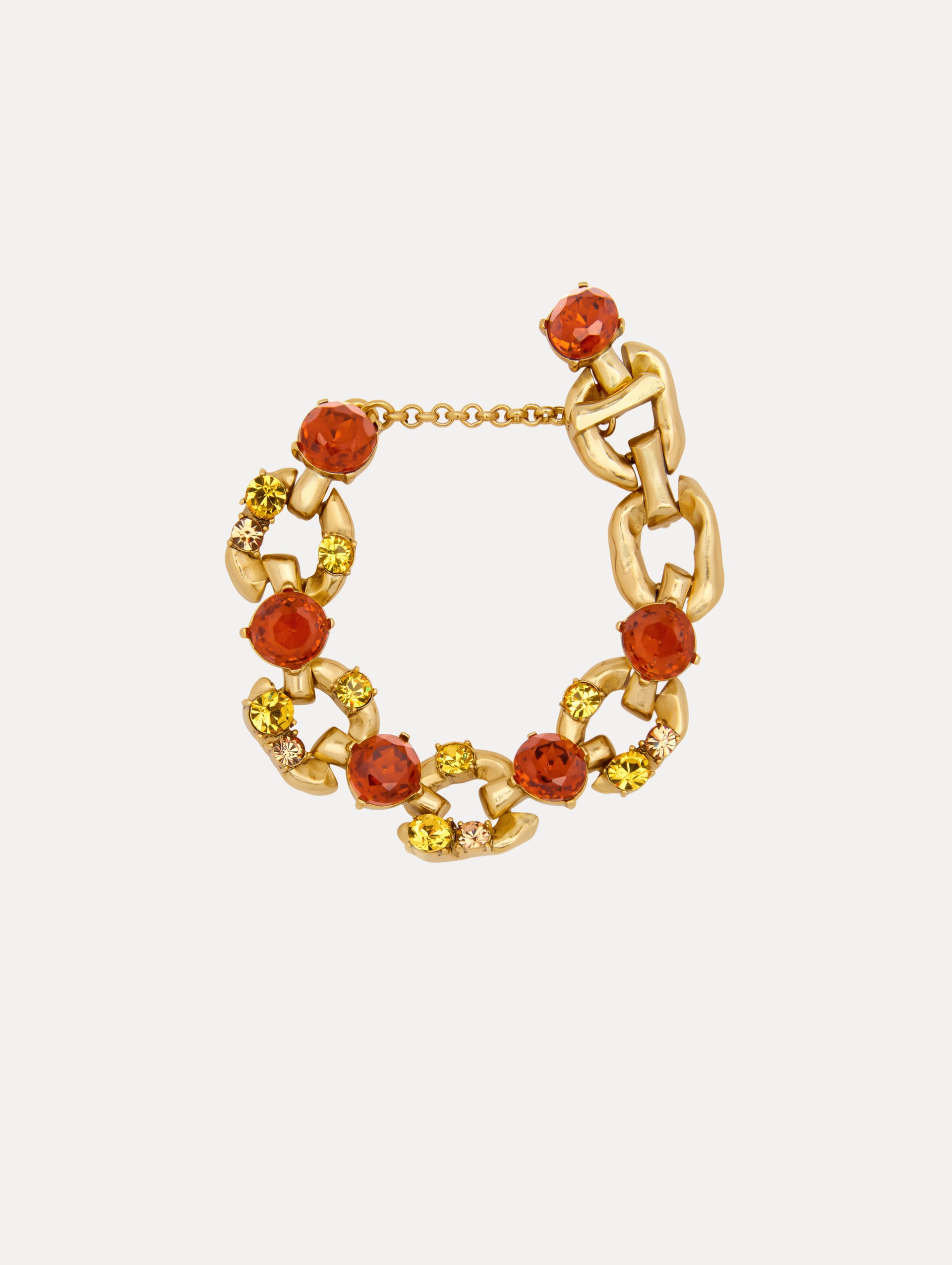 Scramble Chain Link Bracelet for Women - Trendy Adjustable Cuff Bangle for Casual & Party Wear - Stylish Layered Bracelet Jewelry Gift