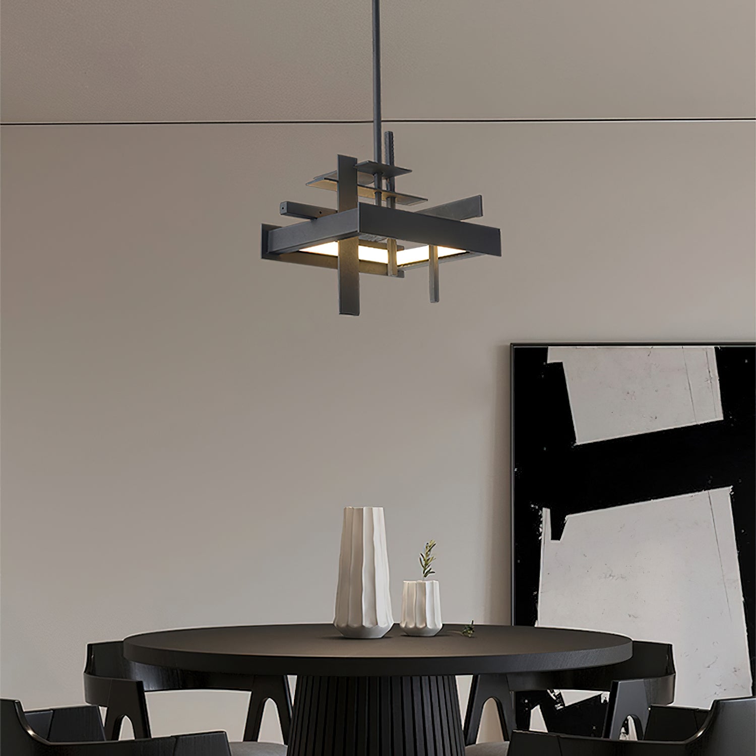 Eithne Modern Planar Pendant Light - Sleek Minimalist Ceiling Lighting Fixture for Dining Room, Kitchen Island & Bedroom Decor