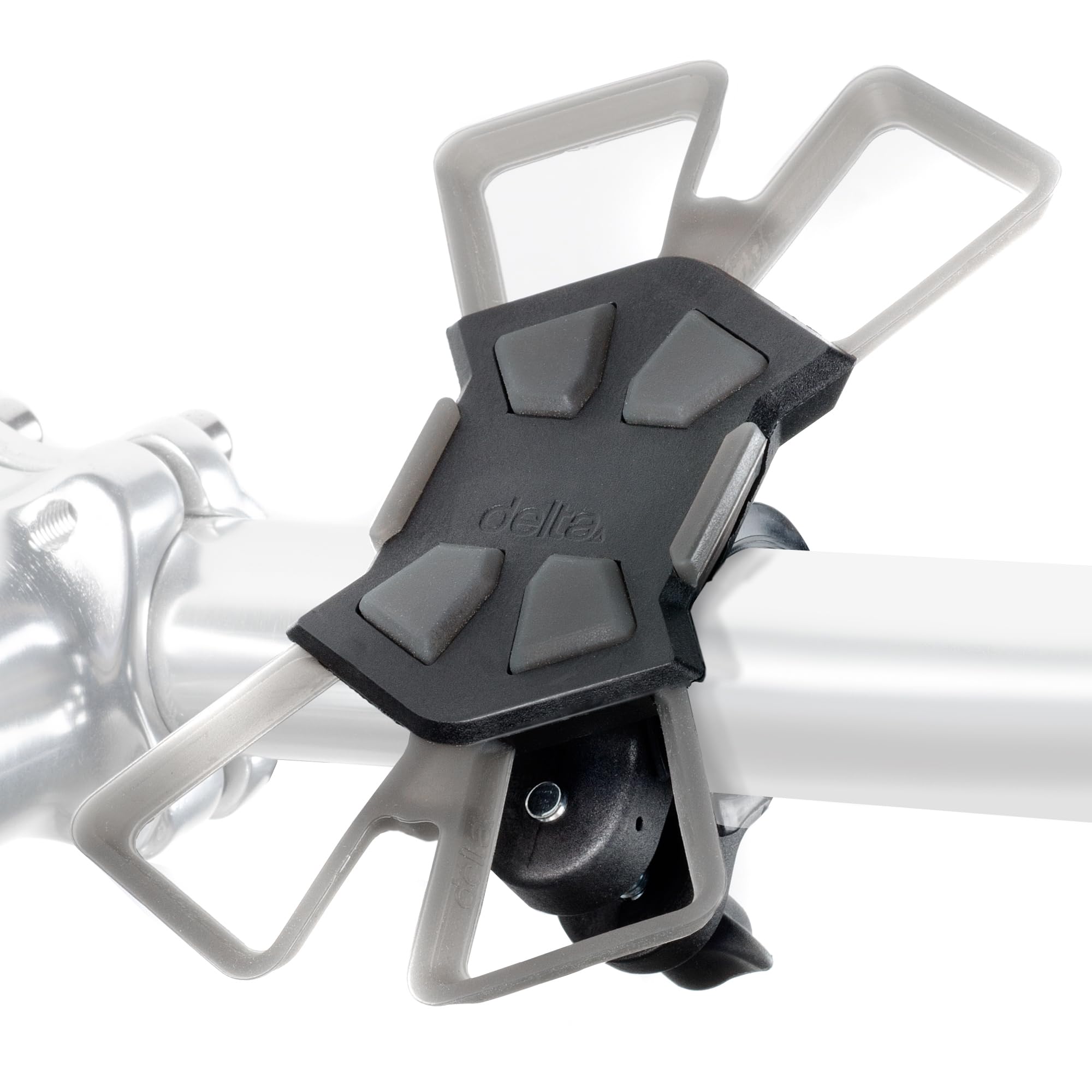 Delta Cycle Xmount Bicycle Phone Holder - Adjustable Handlebar Mount for iPhone & Smartphones - Secure Bike Accessories for Cycling, Commuting & Outdoor Adventures