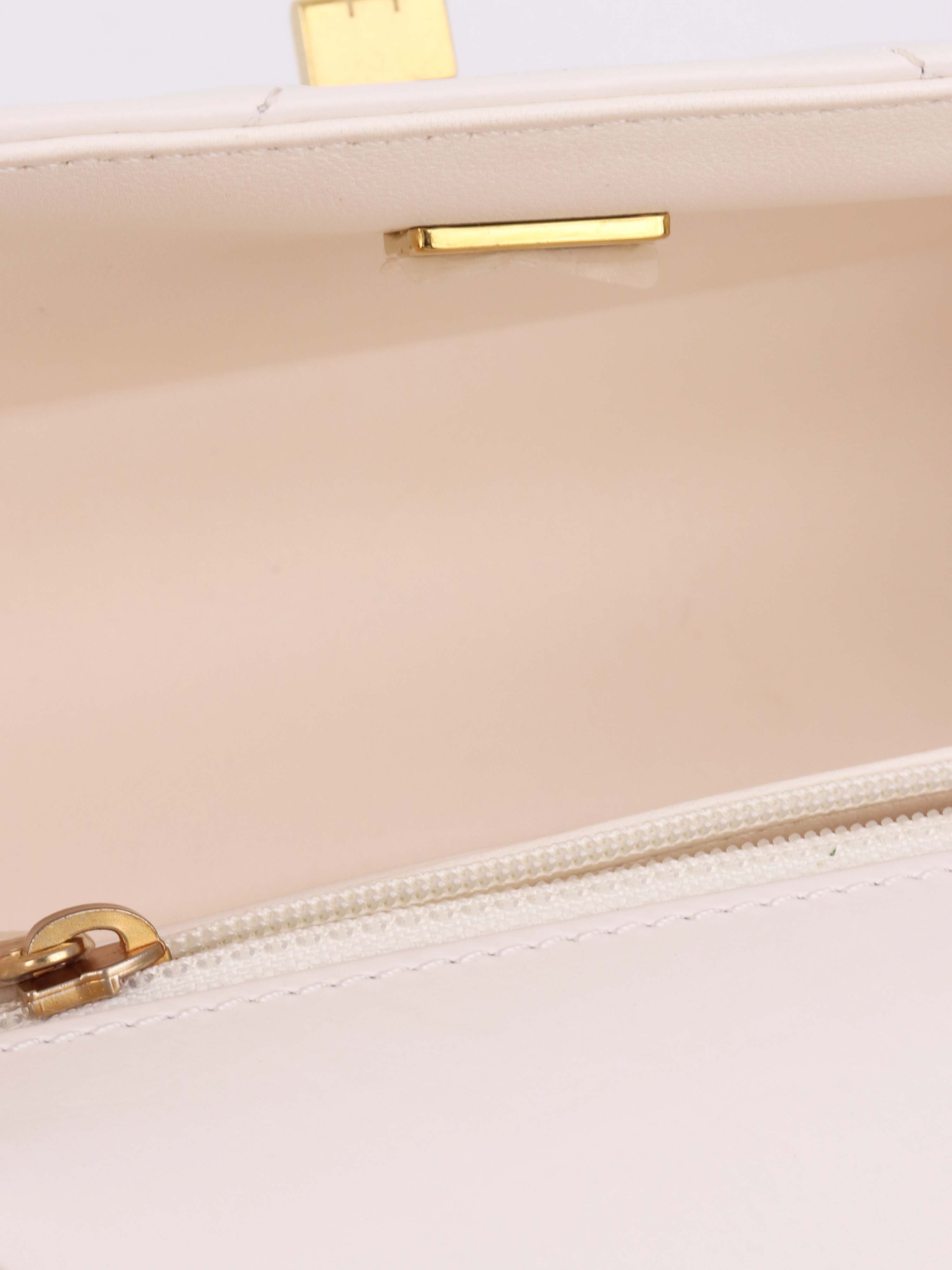 Chanel Small White Chevron 2.55 Classic Flap Bag - Luxury Designer Handbag for Women, Perfect for Everyday Use & Special Occasions