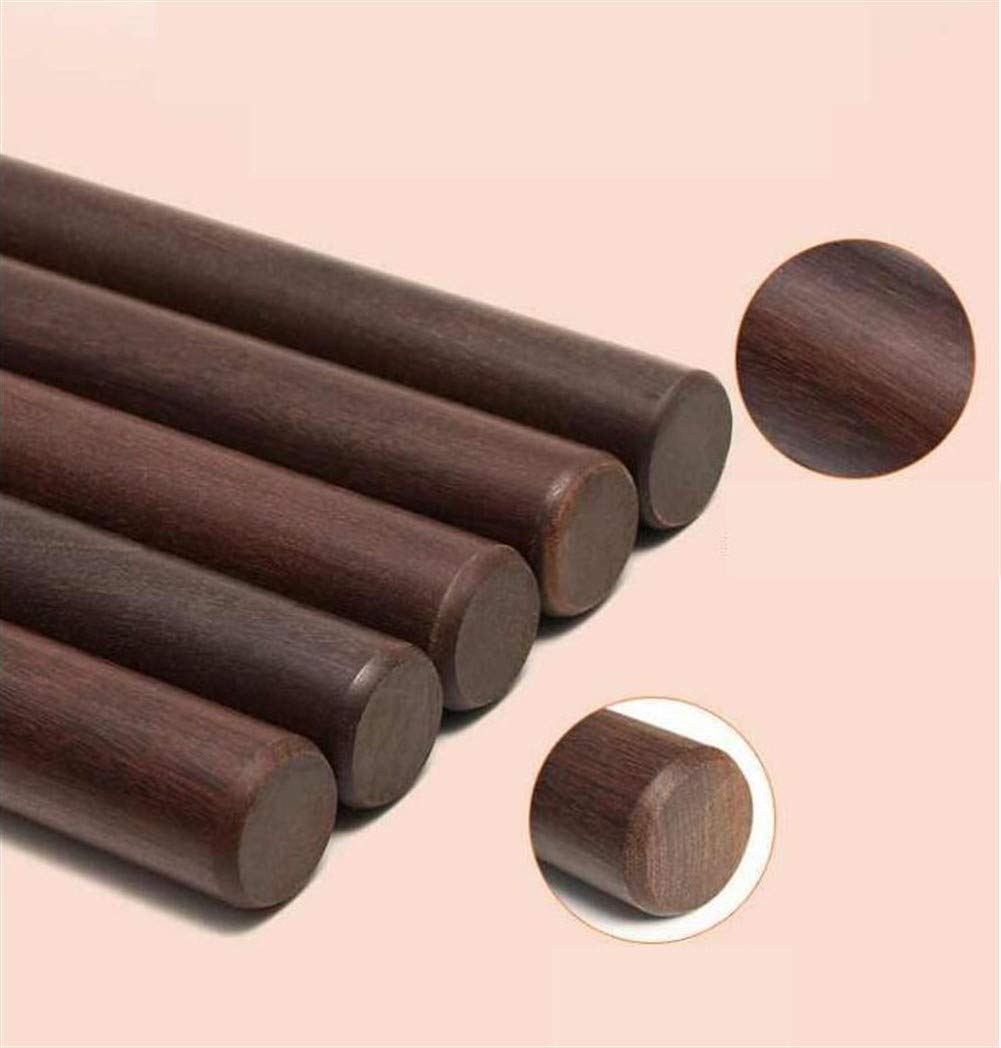 Premium Ebony Wood Rolling Pin for Baking - 20 Inch Non-Stick Dough Roller for Cookies, Chapati, Fondant, Pastry & Pizza Crust - Perfect for Home Bakers & Professional Chefs