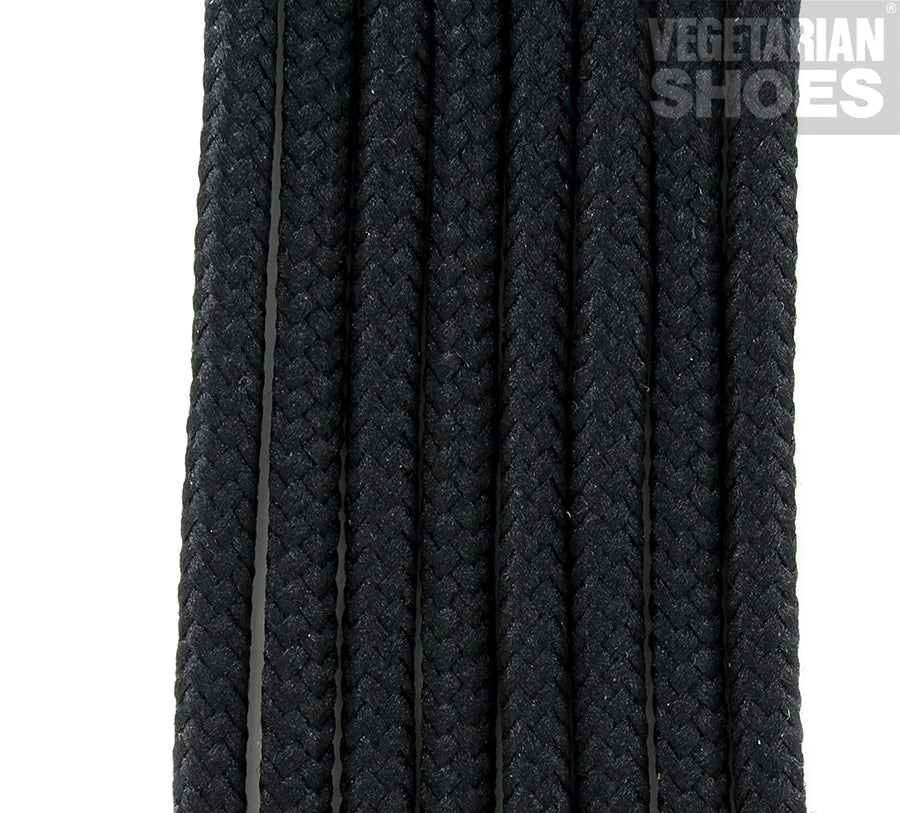 Premium Black Vegan Boot Laces - Eco-Friendly & Durable Shoe Strings for Work Boots, Hiking & Casual Wear - Perfect for Outdoor Activities & Everyday Use