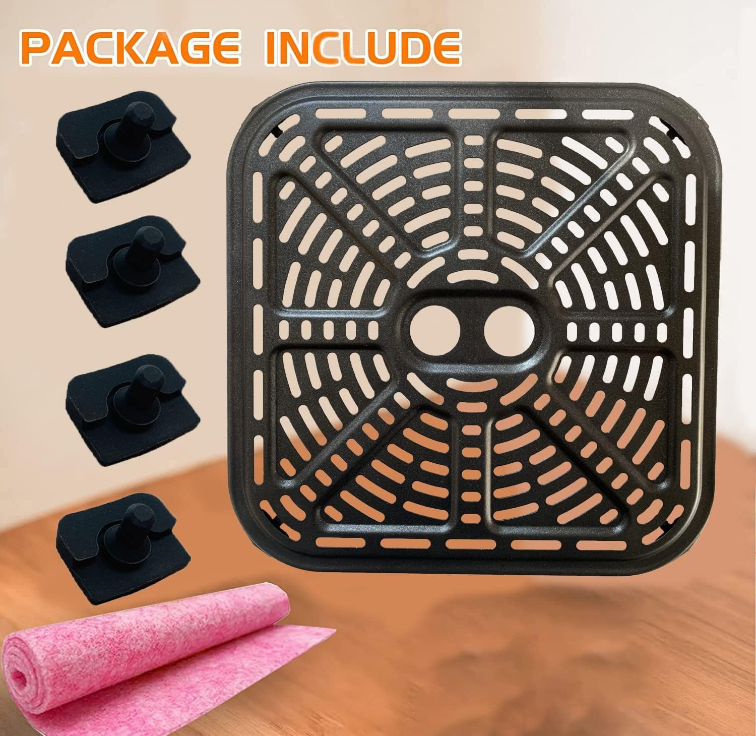 Upgraded 6.8QT Nonstick Air Fryer Crisper Plate & Grill Pan for COSORI Pro III Dual Blaze - Dishwasher Safe Accessory for Healthier Frying - Perfect for Chicken Wings, French Fries, and Vegetables