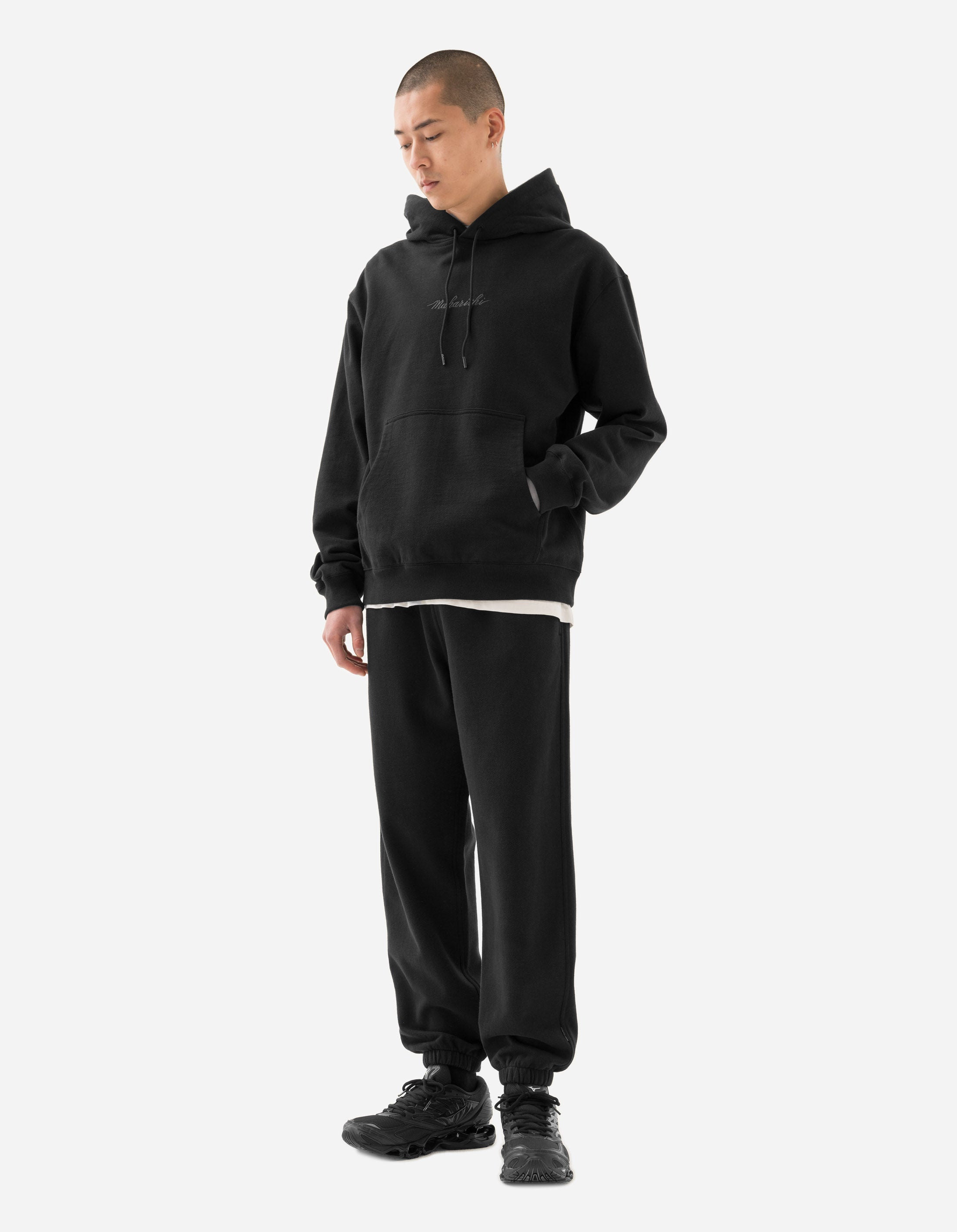 Maharishi Organic Cotton Hooded Sweatshirt for Men - Black | Eco-Friendly Streetwear for Casual Wear & Urban Fashion