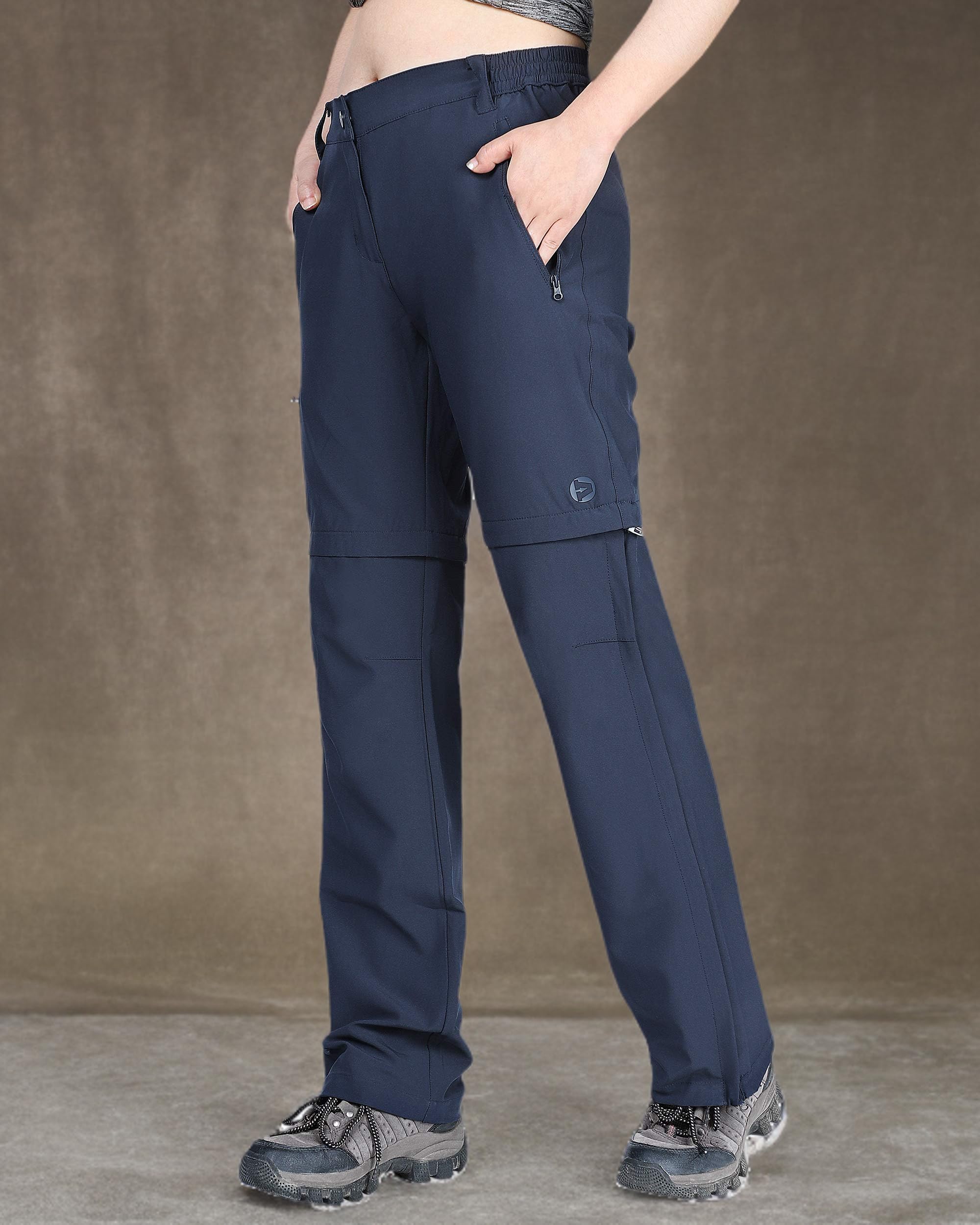 Outdoor Ventures Women's Convertible Hiking Pants - Quick Dry Stretch Lightweight Cargo Pants with Zip-Off Legs for Travel, Camping & Outdoor Adventures