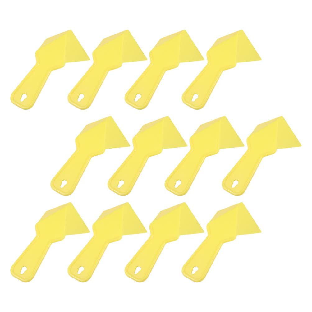 12-Piece Plastic Angle Trimmer Set - Drywall Corner Trowel, Internal Angled Putty Tool, Concrete & Cement Finishing Square - Perfect for DIY Home Renovation, Wall Repair and Professional Construction Projects